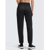 imageCRZ YOGA Lightweight Workout Joggers for Women 26quot285quot305quot  Outdoor Running Casual Pants with PocketsBlack