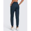 imageCRZ YOGA Lightweight Workout Joggers for Women 26quot285quot305quot  Outdoor Running Casual Pants with PocketsInk Blue