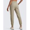 imageCRZ YOGA Lightweight Workout Joggers for Women 26quot285quot305quot  Outdoor Running Casual Pants with PocketsKhali Barley