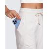 imageCRZ YOGA Lightweight Workout Joggers for Women 26quot285quot305quot  Outdoor Running Casual Pants with PocketsMilky White Bone