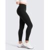 imageCRZ YOGA Matte Fleece Lined Leggings 28  Thermal Casual Lounge Workout Womens Yoga Full Length Pants Winter WarmBlack