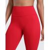 imageCRZ YOGA Secretsculpt Butterlift Workout Leggings 25quot  No Front Seam High Waisted Womens Yoga Pants Booty Scrunch ButtAurora Red