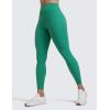 imageCRZ YOGA Secretsculpt Butterlift Workout Leggings 25quot  No Front Seam High Waisted Womens Yoga Pants Booty Scrunch ButtCascadia Green