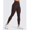 imageCRZ YOGA Secretsculpt Butterlift Workout Leggings 25quot  No Front Seam High Waisted Womens Yoga Pants Booty Scrunch ButtHot Fudge Brown