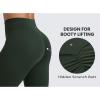 imageCRZ YOGA Secretsculpt Butterlift Workout Leggings 25quot  No Front Seam High Waisted Womens Yoga Pants Booty Scrunch ButtLegend Green