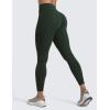 imageCRZ YOGA Secretsculpt Butterlift Workout Leggings 25quot  No Front Seam High Waisted Womens Yoga Pants Booty Scrunch ButtLegend Green