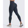 imageCRZ YOGA Secretsculpt Butterlift Workout Leggings 25quot  No Front Seam High Waisted Womens Yoga Pants Booty Scrunch ButtTrue Navy