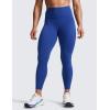 imageCRZ YOGA Secretsculpt Butterlift Workout Leggings 25quot  No Front Seam High Waisted Womens Yoga Pants Booty Scrunch ButtWaves Blue