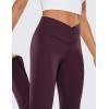 imageCRZ YOGA Butterluxe Crossover Flare Leggings 293133quot  High Waist V Cross Bootcut Bell Bottoms Yoga Pants for WomenDeep Purple