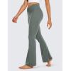 imageCRZ YOGA Butterluxe Crossover Flare Leggings 293133quot  High Waist V Cross Bootcut Bell Bottoms Yoga Pants for WomenGrey Sage