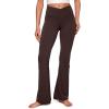 imageCRZ YOGA Butterluxe Crossover Flare Leggings 293133quot  High Waist V Cross Bootcut Bell Bottoms Yoga Pants for WomenHot Fudge Brown