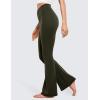 imageCRZ YOGA Butterluxe Crossover Flare Leggings 293133quot  High Waist V Cross Bootcut Bell Bottoms Yoga Pants for WomenOlive Green