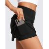 imageCRZ YOGA Butterluxe High Waisted Tennis Skirts for Women  Mini Lined A Line Golf Casual Skort with Inner PocketsBlack
