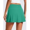 imageCRZ YOGA Butterluxe High Waisted Tennis Skirts for Women  Mini Lined A Line Golf Casual Skort with Inner PocketsCascadia Green