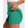 imageCRZ YOGA Butterluxe High Waisted Tennis Skirts for Women  Mini Lined A Line Golf Casual Skort with Inner PocketsCascadia Green