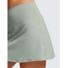 imageCRZ YOGA Butterluxe High Waisted Tennis Skirts for Women  Mini Lined A Line Golf Casual Skort with Inner PocketsGreen Palm Court