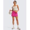 imageCRZ YOGA Butterluxe High Waisted Tennis Skirts for Women  Mini Lined A Line Golf Casual Skort with Inner PocketsHibiscus Purple