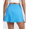 imageCRZ YOGA Butterluxe High Waisted Tennis Skirts for Women  Mini Lined A Line Golf Casual Skort with Inner PocketsKayak Blue