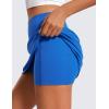 imageCRZ YOGA Butterluxe High Waisted Tennis Skirts for Women  Mini Lined A Line Golf Casual Skort with Inner PocketsSparkle Blue