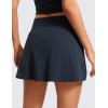 imageCRZ YOGA Butterluxe High Waisted Tennis Skirts for Women  Mini Lined A Line Golf Casual Skort with Inner PocketsTrue Navy
