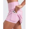imageCRZ YOGA Butterluxe High Waisted Tennis Skirts for Women  Mini Lined A Line Golf Casual Skort with Inner PocketsVita Pink