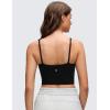 imageCRZ YOGA Butterluxe Soft Double Lined Cami Tank Tops for Women  Yoga Casual Going Out Crop Square Neck Sleeveless ShirtsBlack