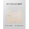 imageCRZ YOGA Butterluxe Soft Double Lined Cami Tank Tops for Women  Yoga Casual Going Out Crop Square Neck Sleeveless ShirtsMojave Tan