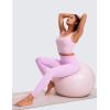 imageCRZ YOGA Butterluxe Square Neck Crop Tank Tops for Women  Workout Longline Sports Bras Padded Yoga CamisoleVita Pink