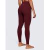imageCRZ YOGA Butterluxe Yoga Leggings 28  High Waisted Womens Workout Lounge Pants Buttery SoftRed Merlot