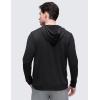 imageCRZ YOGA Cloud Jersey Pullover Hoodies for Men  Casual Workout Long Sleeve Basic Hooded Sweatshirts with PocketBlack