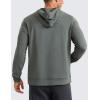 imageCRZ YOGA Cloud Jersey Pullover Hoodies for Men  Casual Workout Long Sleeve Basic Hooded Sweatshirts with PocketGrey Sage