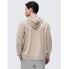 imageCRZ YOGA Cloud Jersey Pullover Hoodies for Men  Casual Workout Long Sleeve Basic Hooded Sweatshirts with PocketMojave Tan