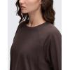 imageCRZ YOGA Cloud Jersey Pullover Sweatshirt for Women Long Sleeve Soft Casual Crewneck Tops Basic Workout Fall ShirtsHot Fudge Brown