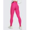 imageCRZ YOGA Fleece Lined Leggings 28  Thermal Casual Lounge Workout Yoga Womens Full Length Pants Winter WarmGranita Pink
