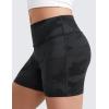 imageCRZ YOGA Girls Butterluxe High Waist Athletic Biker Shorts  Dance Yoga Casual Kids Teen SummerDark Grey Camouflage 2