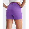 imageCRZ YOGA Girls Butterluxe High Waist Athletic Biker Shorts  Dance Yoga Casual Kids Teen SummerRoyal Lilac