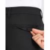 imageCRZ YOGA Mens All Day Comfy Golf Pants  28quot30quot32quot34quot36quot Quick Dry Lightweight Work Casual Trousers with PocketsBlack