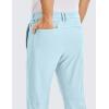 imageCRZ YOGA Mens All Day Comfy Golf Pants  28quot30quot32quot34quot36quot Quick Dry Lightweight Work Casual Trousers with PocketsChambray Blue