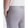 imageCRZ YOGA Mens All Day Comfy Golf Pants  28quot30quot32quot34quot36quot Quick Dry Lightweight Work Casual Trousers with PocketsDark Chrome
