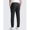 imageCRZ YOGA Mens All Day Comfy Golf Pants  28quot30quot32quot34quot36quot Quick Dry Lightweight Work Casual Trousers with PocketsInk Gray