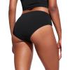imageCRZ YOGA Mid Waisted Bikini Bottoms for Women  Full Coverage Bathing Suit Swimsuit Basic Swim BriefsBlack