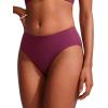 imageCRZ YOGA Mid Waisted Bikini Bottoms for Women  Full Coverage Bathing Suit Swimsuit Basic Swim BriefsFuchsia