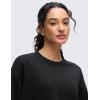 imageCRZ YOGA SoftAura Pullover Sweatshirt for Women  Crewneck Workout Casual Basic Fall Sweat ShirtsBlack