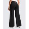 imageCRZ YOGA Softretch No Front Seam Wide Leg Pants 30quot for Women  High Waisted Yoga Lounge Buttery Soft Comfy CasualBlack
