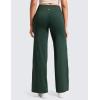 imageCRZ YOGA Softretch No Front Seam Wide Leg Pants 30quot for Women  High Waisted Yoga Lounge Buttery Soft Comfy CasualLegend Green