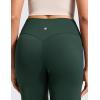 imageCRZ YOGA Softretch No Front Seam Wide Leg Pants 30quot for Women  High Waisted Yoga Lounge Buttery Soft Comfy CasualLegend Green