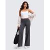 imageCRZ YOGA Softretch No Front Seam Wide Leg Pants 30quot for Women  High Waisted Yoga Lounge Buttery Soft Comfy CasualMysterious Grey