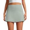 imageCRZ YOGA Butterluxe High Waisted Tennis Skirts for Women  Mini Lined A Line Golf Casual Skort with Inner PocketsGreen Palm Court