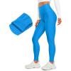 imageCRZ YOGA Fleece Lined Leggings 28  Thermal Casual Lounge Workout Yoga Womens Full Length Pants Winter WarmMadagascar Blue