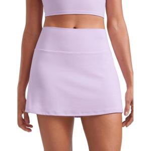 imageCRZ YOGA Butterluxe High Waisted Tennis Skirts for Women  Mini Lined A Line Golf Casual Skort with Inner PocketsLilac Air